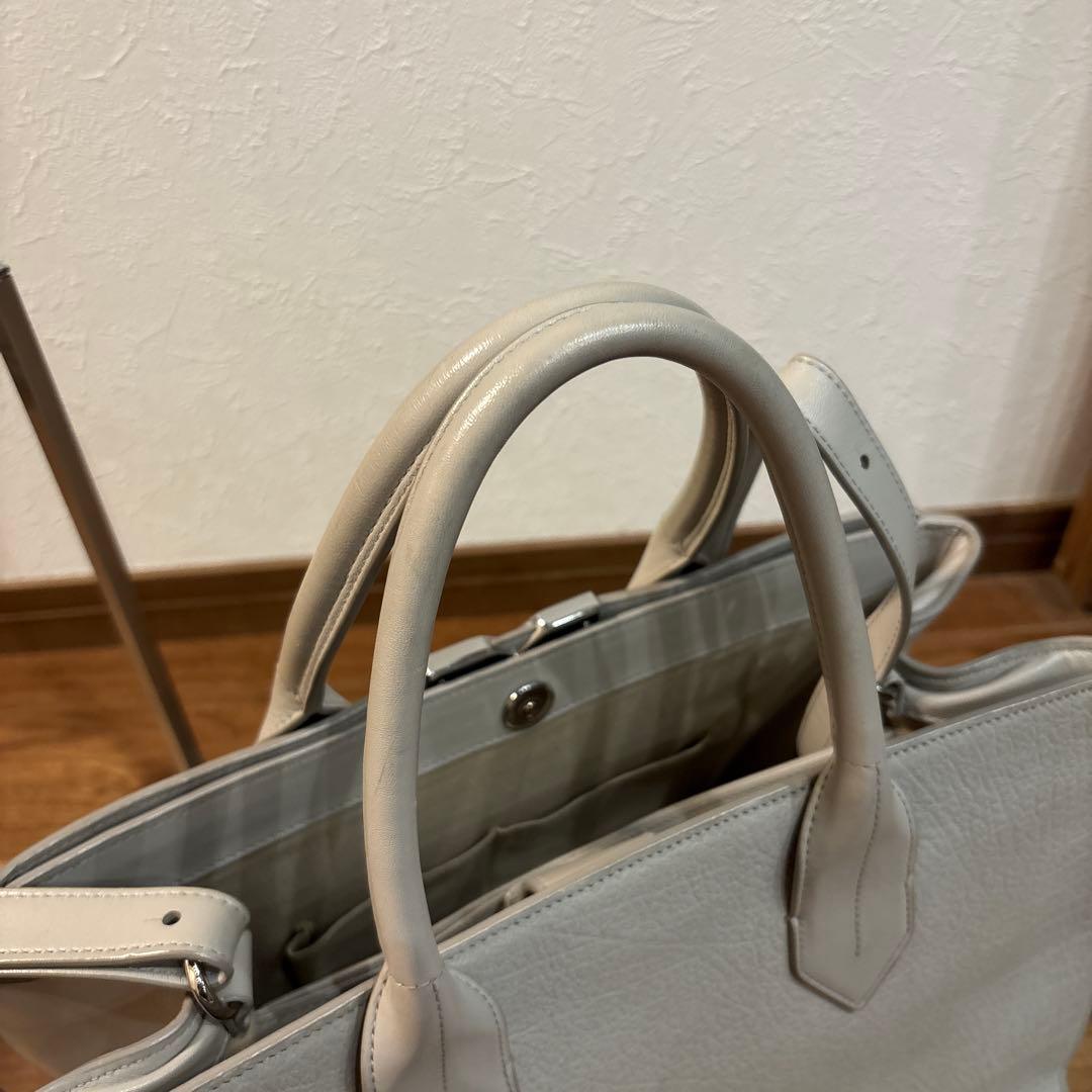 【希少☆美品】HUGO BOSS レザー 本革製 山羊革 2way トートバッグ