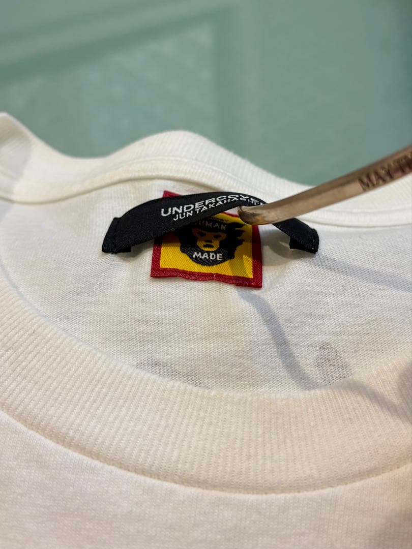 希少UNDERCOVER×HUMAN MADE コラボ長袖シャツ XLサイズ