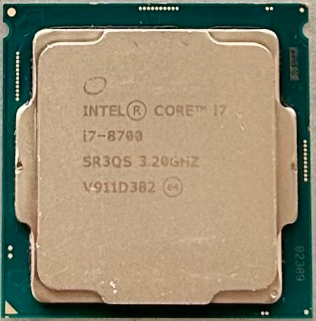 ■INTEL CORE i7-8700 SR3QS 3.20GHZ■