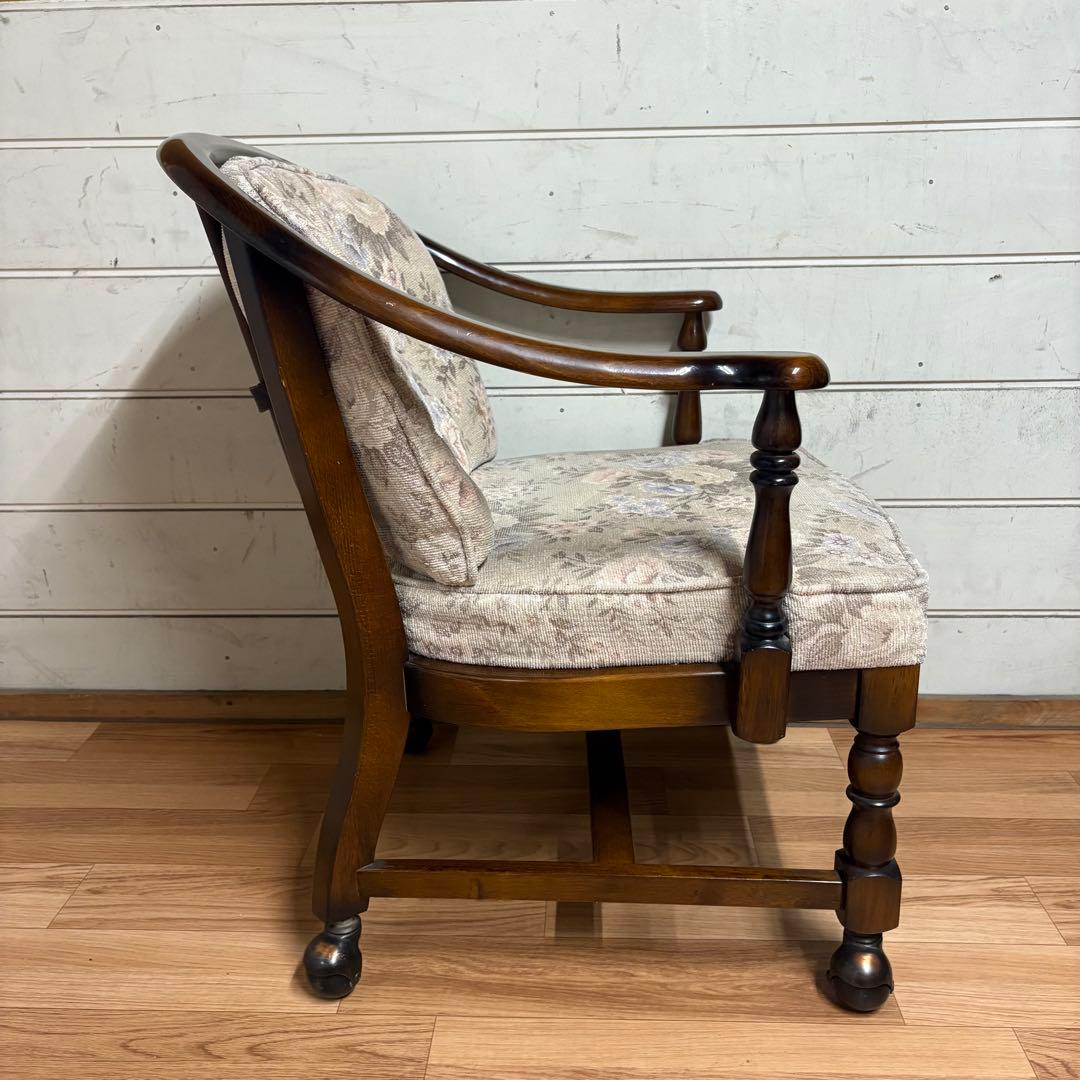 karimoku アームチェア　キャスター付き　コロニアル　1/4