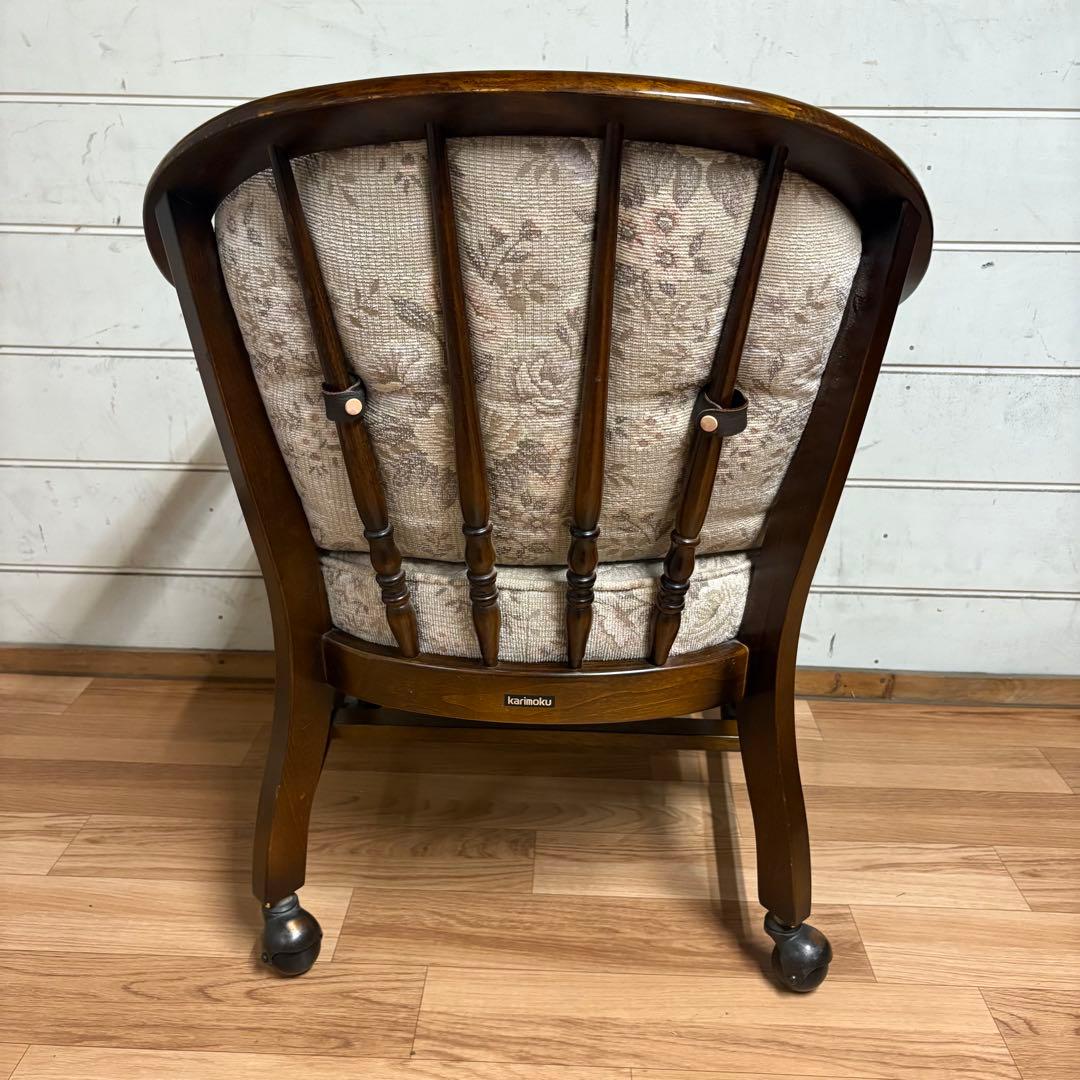 karimoku アームチェア　キャスター付き　コロニアル　1/4
