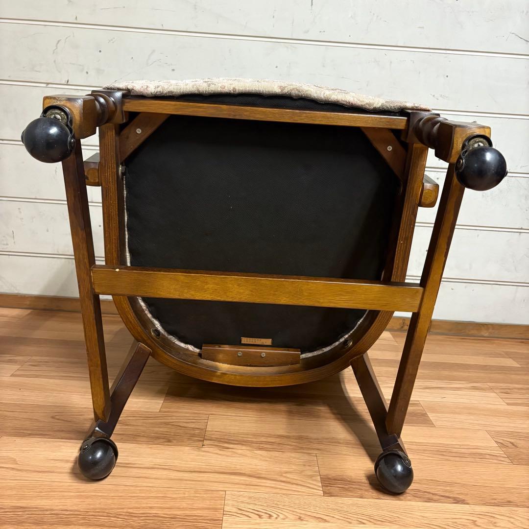 karimoku アームチェア　キャスター付き　コロニアル　1/4