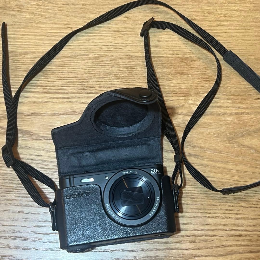 SONY デジタルカメラ サイバーショットDSC-WX350 ブラック ケース付