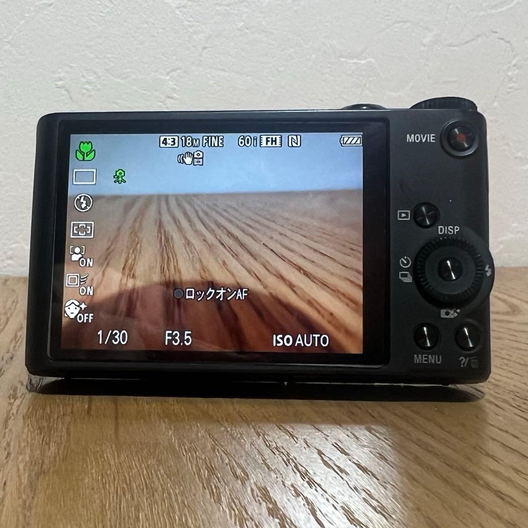 SONY デジタルカメラ サイバーショットDSC-WX350 ブラック ケース付