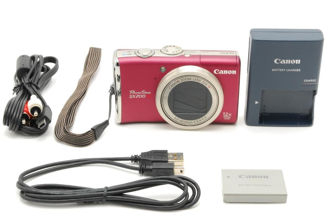 Canon PowerShot SX200 IS ピンク 動作確認済み