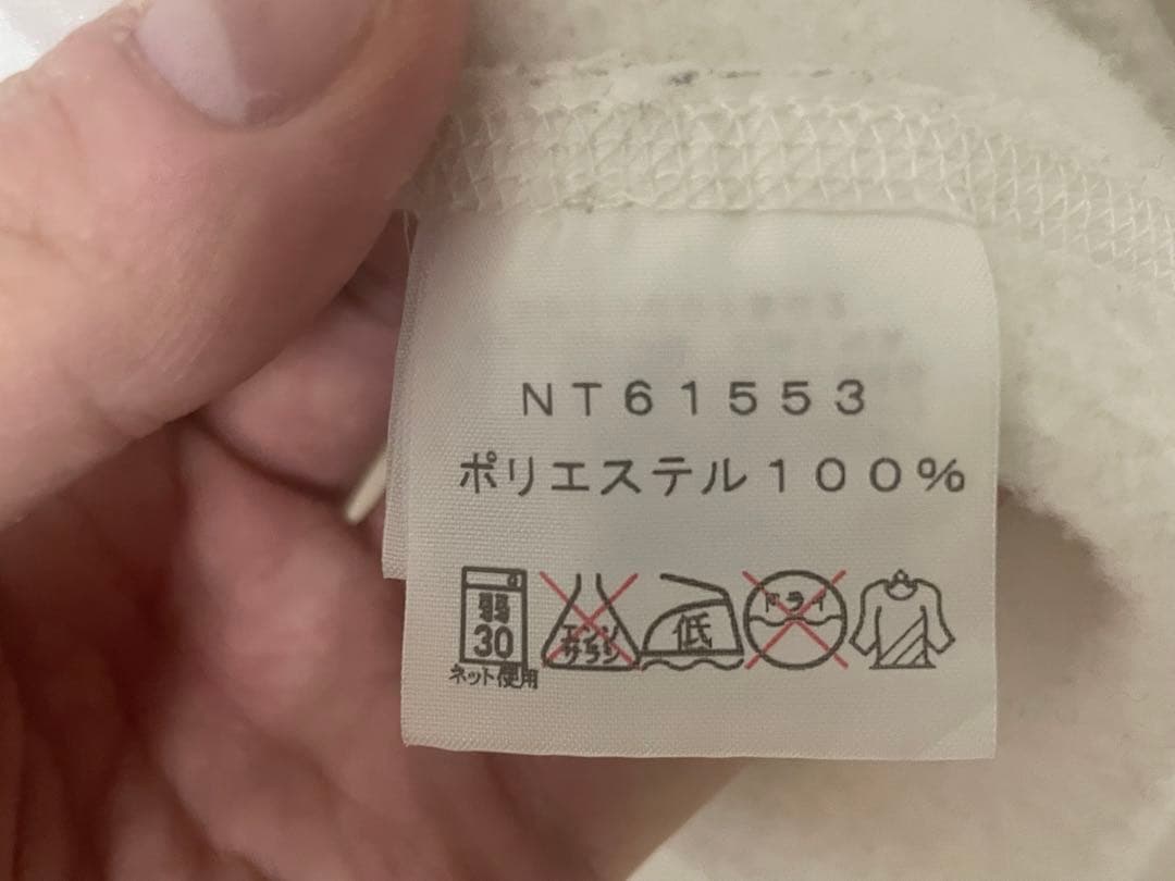 も*ー様 THE NOROTH FACE ホワイト　ジップパーカー