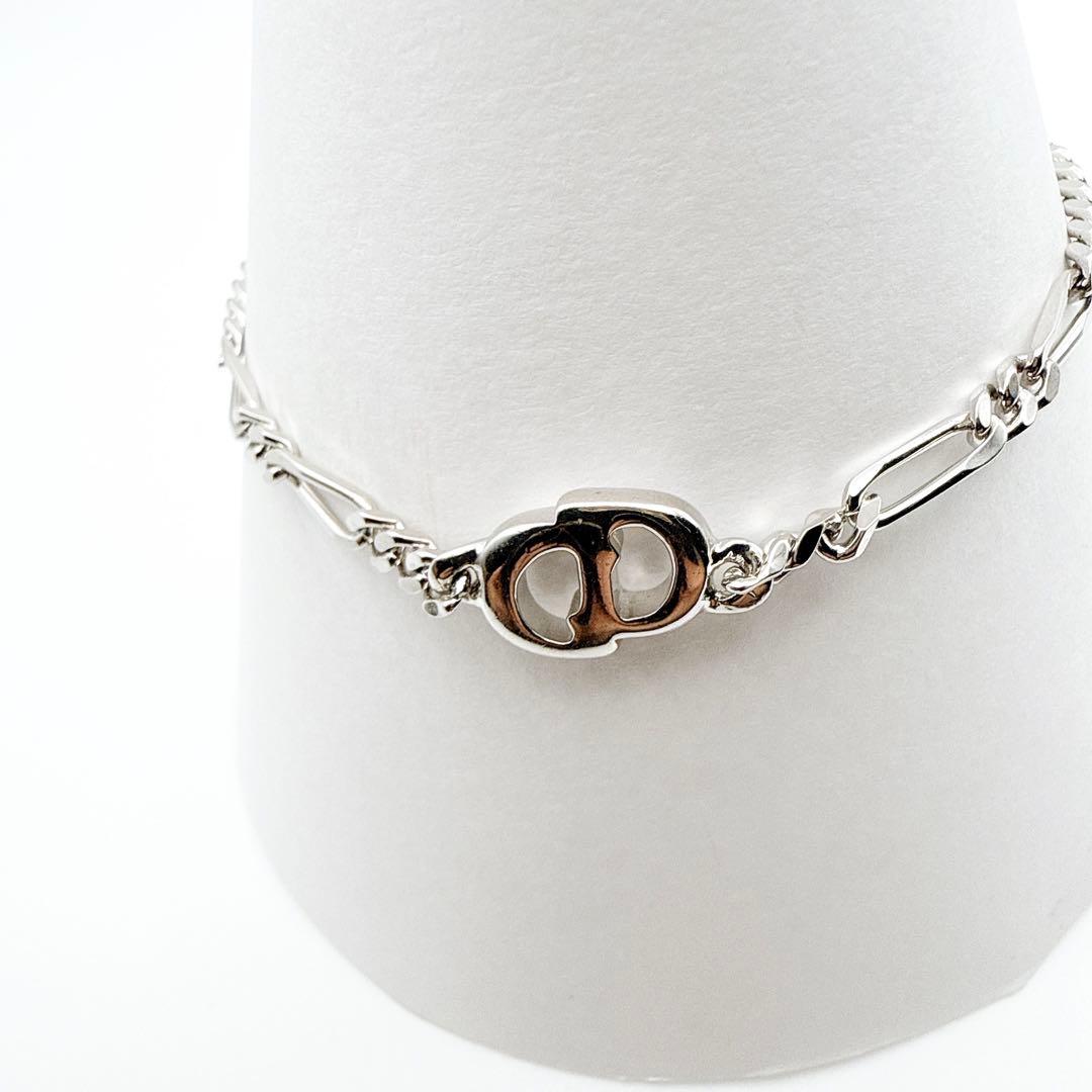 2975 極美品✨　Dior　ブレスレット　シルバー　CD ロゴ　希少　刻印