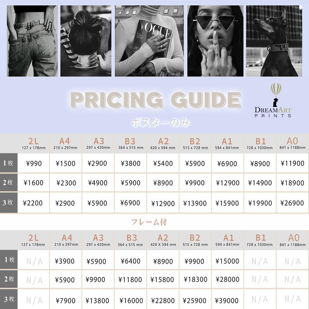 **専用**A2アートプリント 3枚セット　ポスターのみ