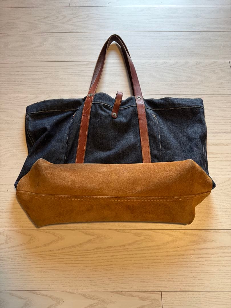 DOUBLE RL デニムトートバッグ