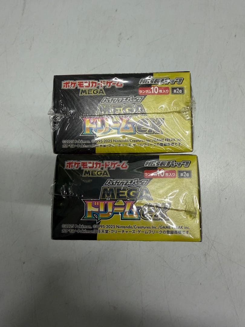 ポケモンカードMEGAドリームEX シュリンク付き　box２個