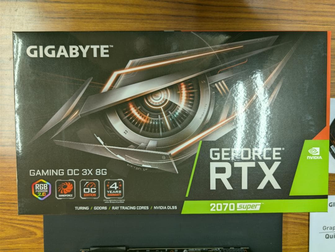 グラフィックボード・グラボ・ビデオカード GIGABYTE GeForce RTX 2070 Super Gaming