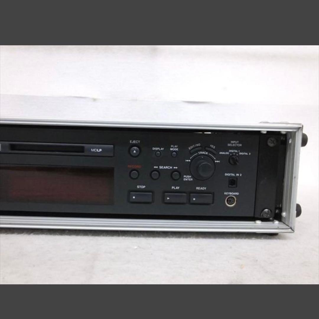 【美品】TASCAM MD-350 タスカム MDデッキ ラックケース付き ⑤