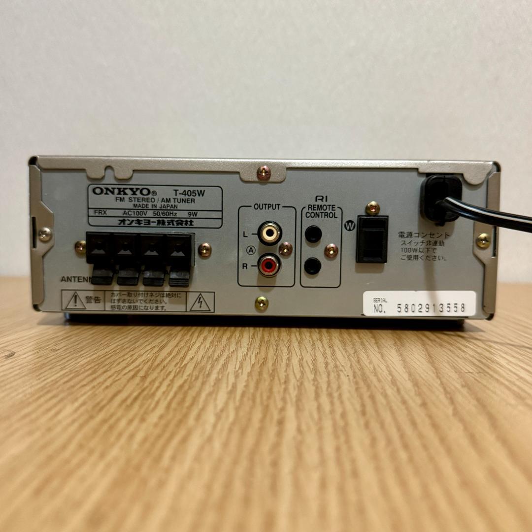 ONKYO A-909X & T-405W ミニスピーカー オーディオシステム