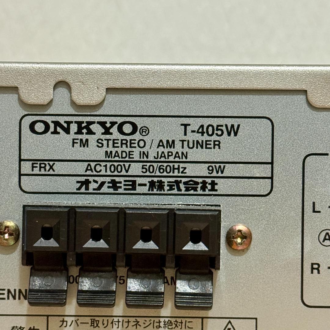 ONKYO A-909X & T-405W ミニスピーカー オーディオシステム