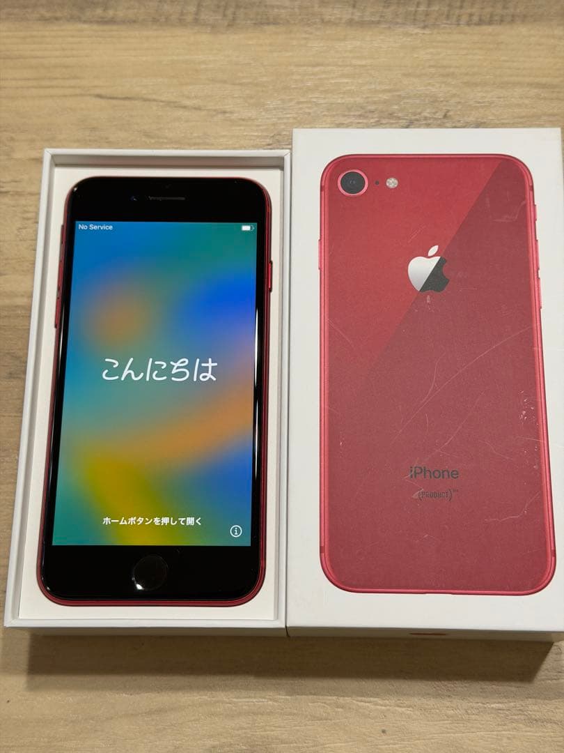 美品！ Apple iPhone 8 RED 動作確認済み