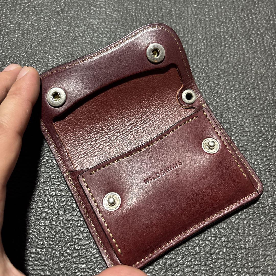 WILDSWANS TONUGE EYELET バーガンディ