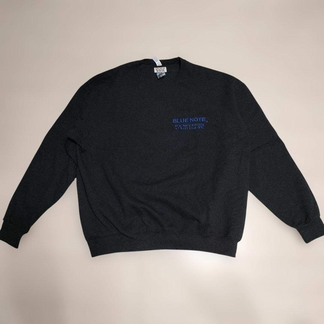 WACKOMARIA BLUE NOTE スウェット　クルーネック　黒　XL