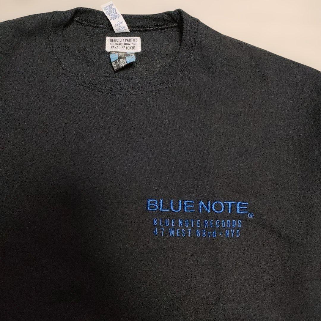 WACKOMARIA BLUE NOTE スウェット　クルーネック　黒　XL