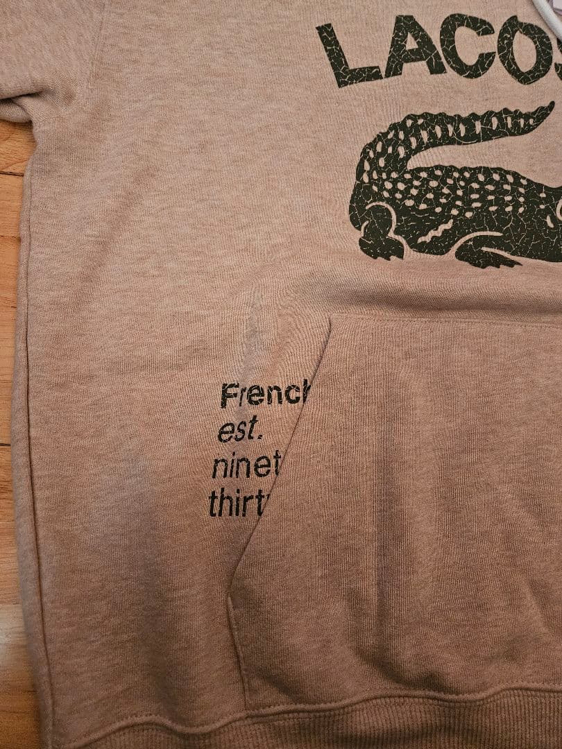 LACOSTE　新品パーカーsize03