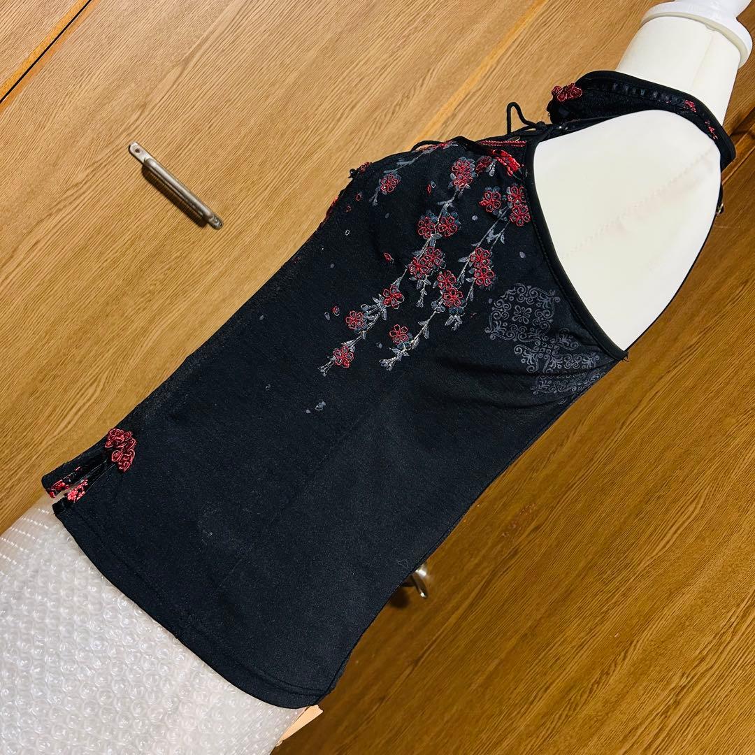 ozz oneste 2way桜刺繍キャミソール