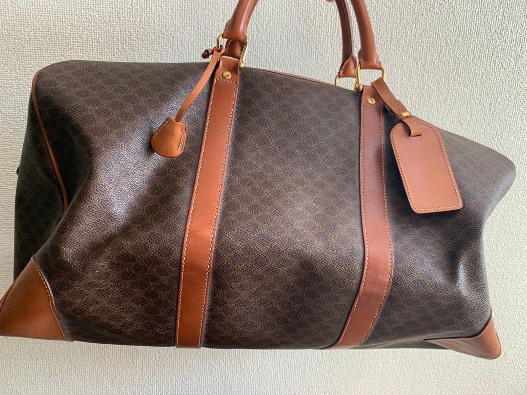 セリーヌ　2way ボストンバッグ　マカダム　トリオンフ