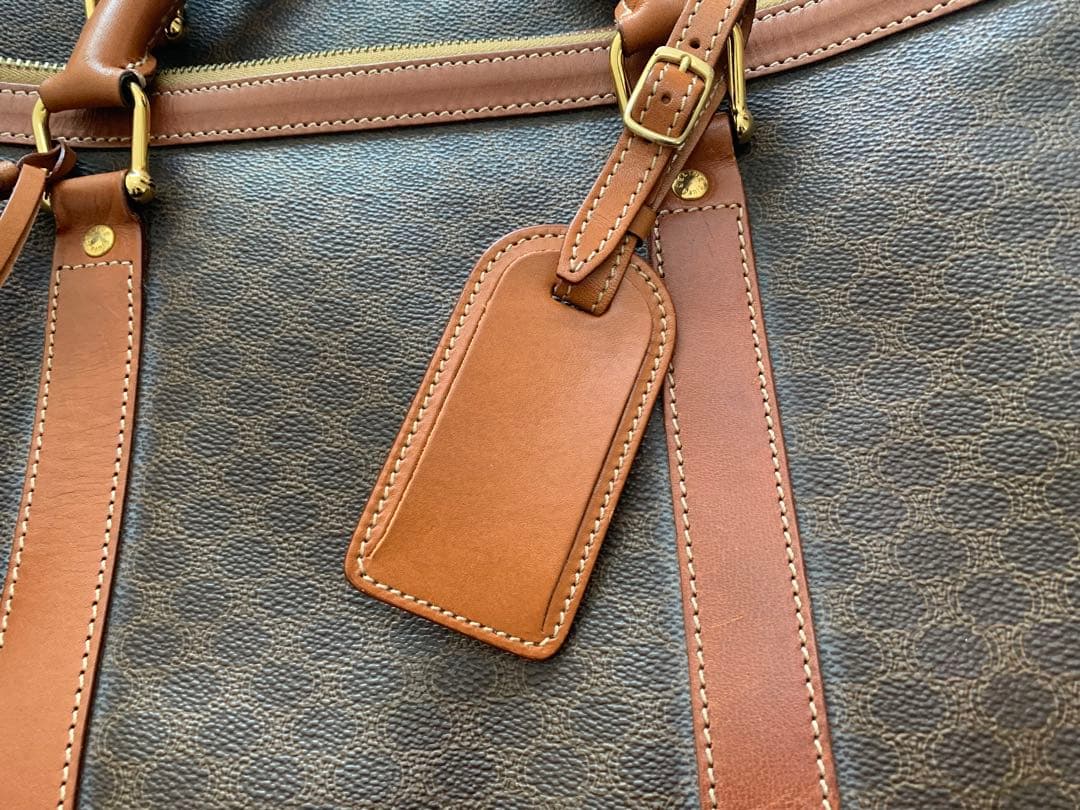 セリーヌ　2way ボストンバッグ　マカダム　トリオンフ