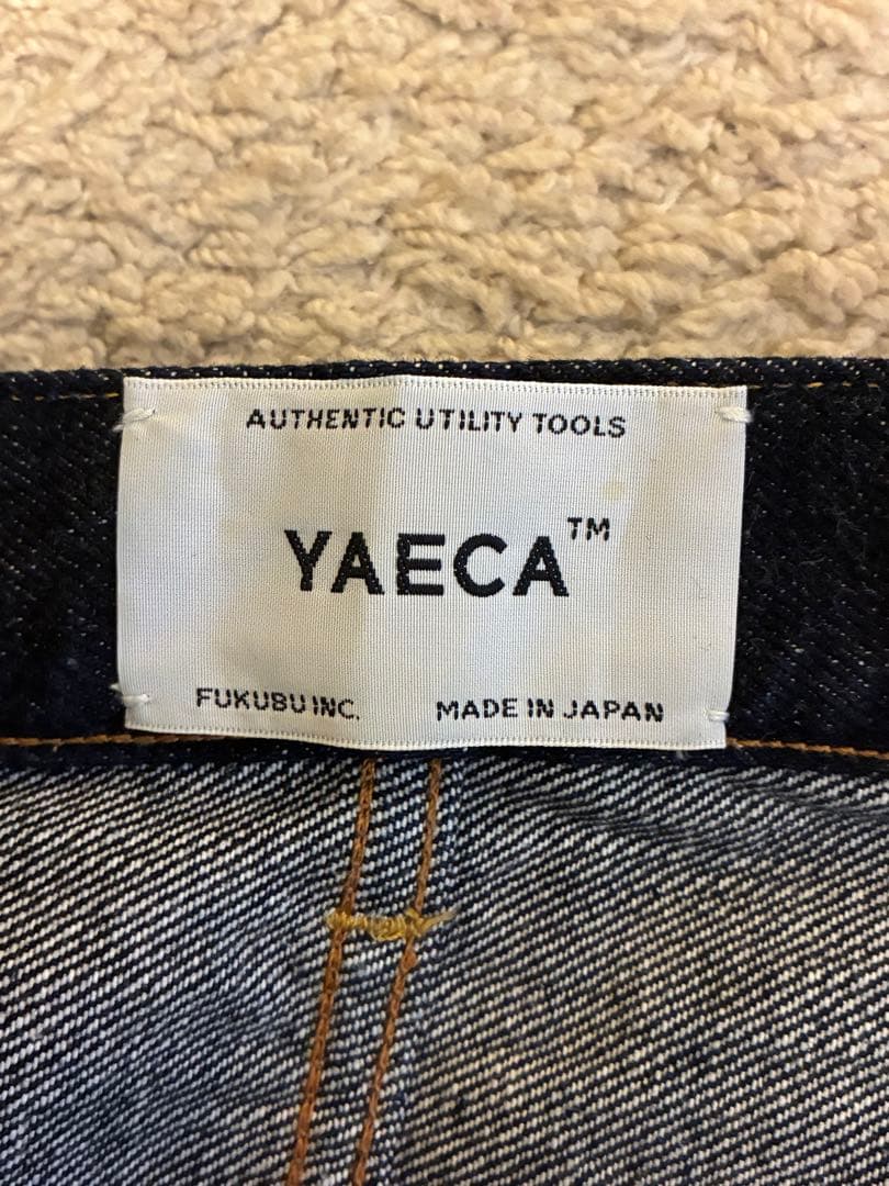 【美品】YAECA ワイドテーパードデニム 10-14W