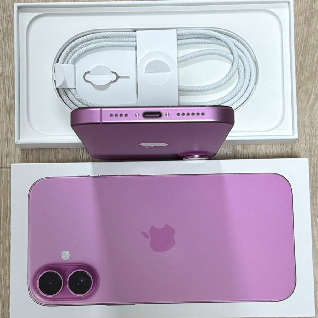 バッテリー100% iPhone16Plus 128GB SIMフリー 本体