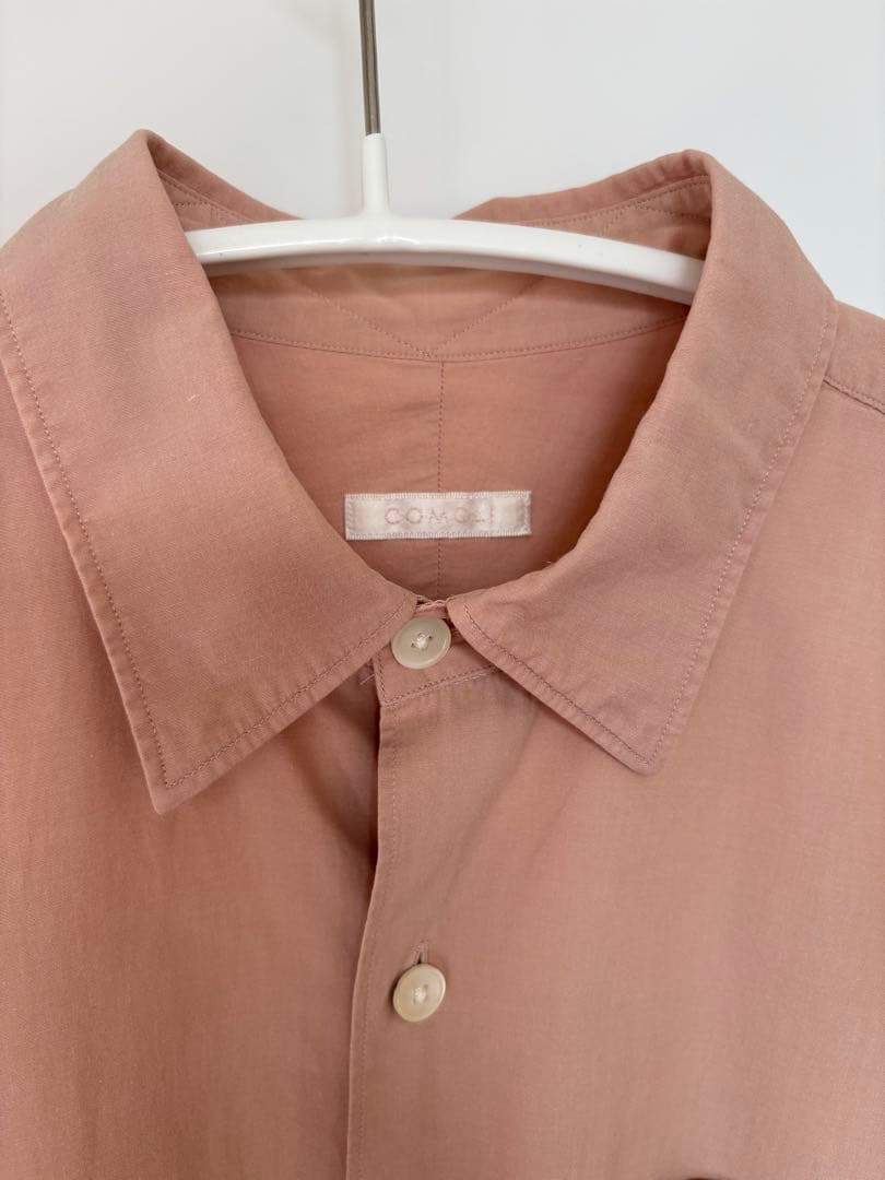COMOLI シャツ　Sand Pink サイズ0