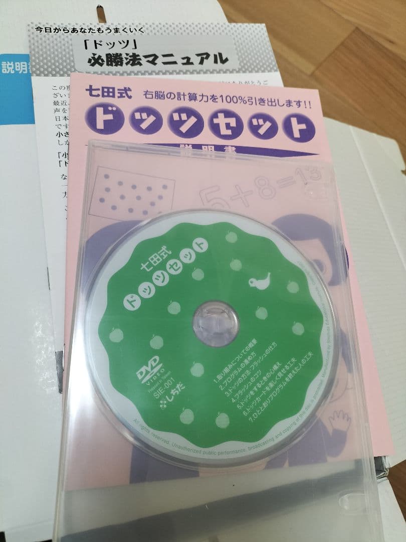 しちだ式　七田式　SHICHIDA　知育 　ドッツセット 1日目〜63日目