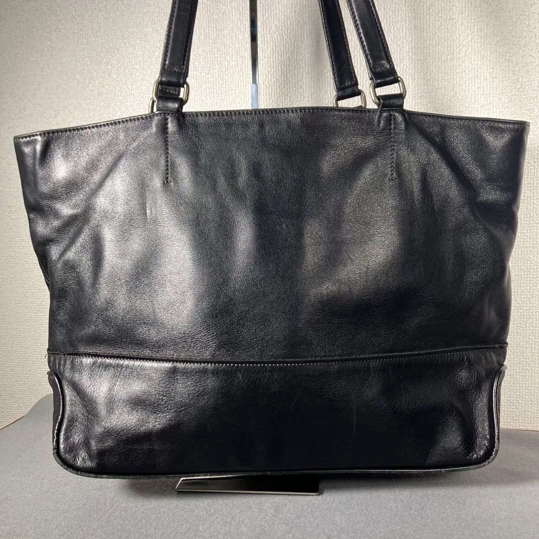 LANVIN en Blue　トートバッグ　革　A4　肩掛け　黒