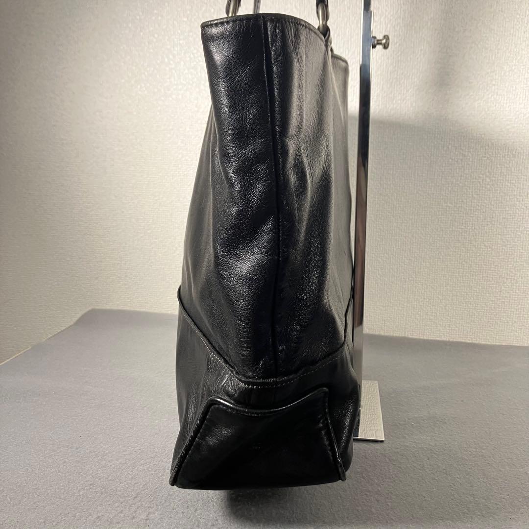 LANVIN en Blue　トートバッグ　革　A4　肩掛け　黒