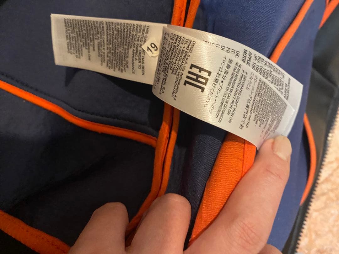 【湯煙！】DIESEL ブラックレザージャケット