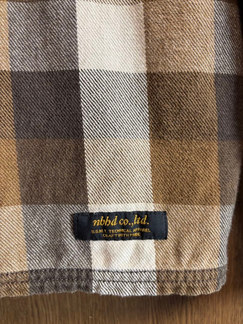 Neighborhood チェック柄ネルシャツ Lサイズ