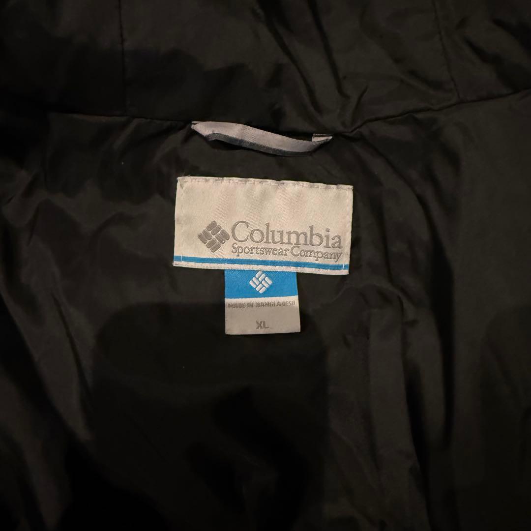 【大人気❗️】極暖！columbia 　ダウン　ブラック XL