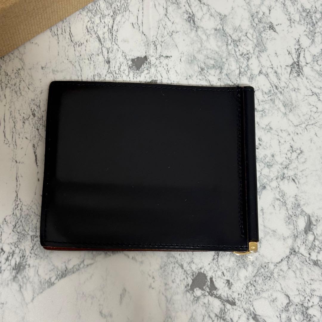 GANZO ガンゾ　レザー マネークリップ 黒