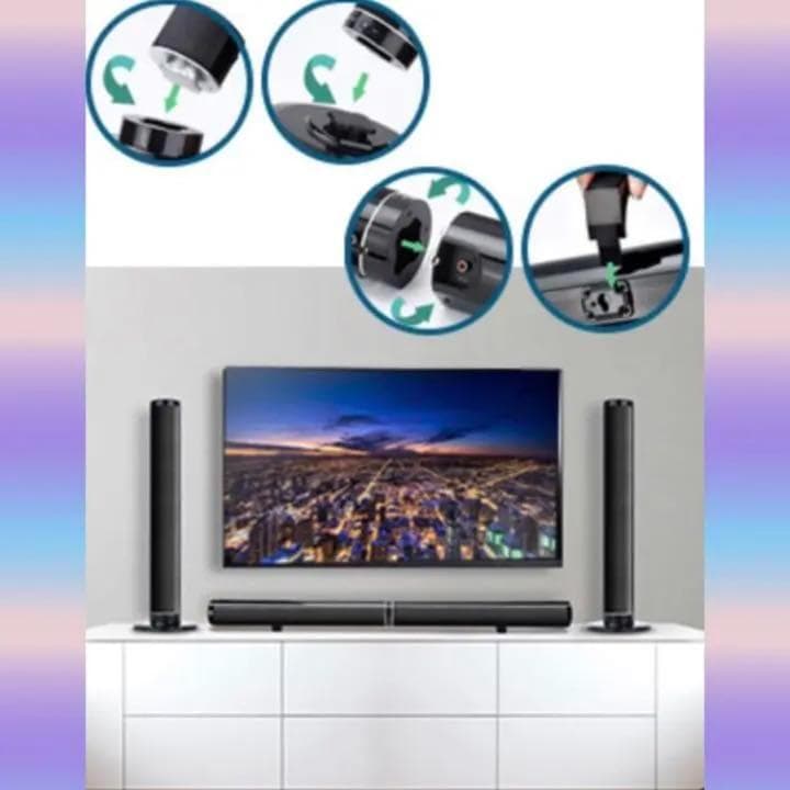 驚愕の高音質＆3D立体音質サラウンド♪❤大迫力＆臨場感溢れる本格サウンドバー