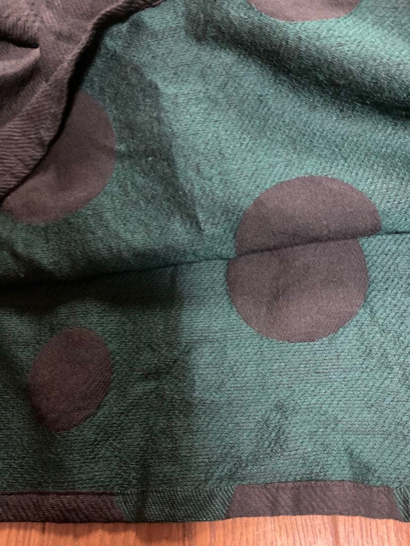 センソユニコ慈雨ワンピース　チュニック　フード　ドット