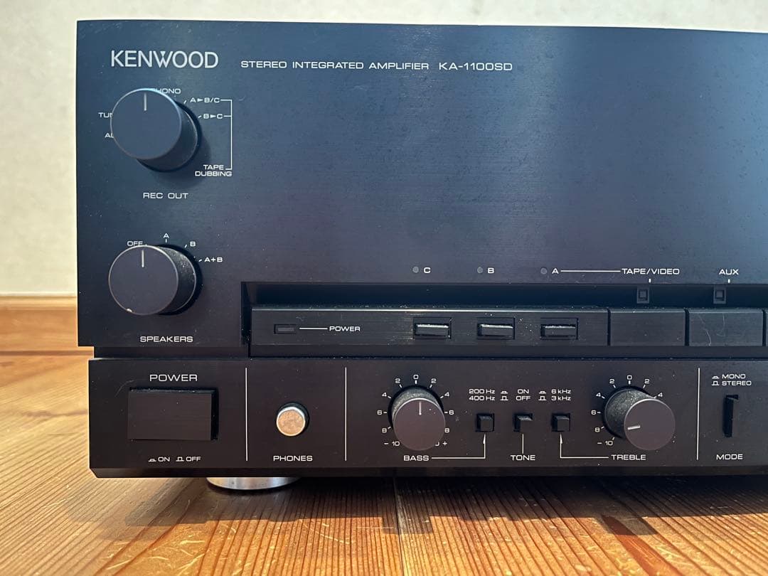 【マツダマン】KENWOOD プリメインアンプ　KA-1100SD 通電確