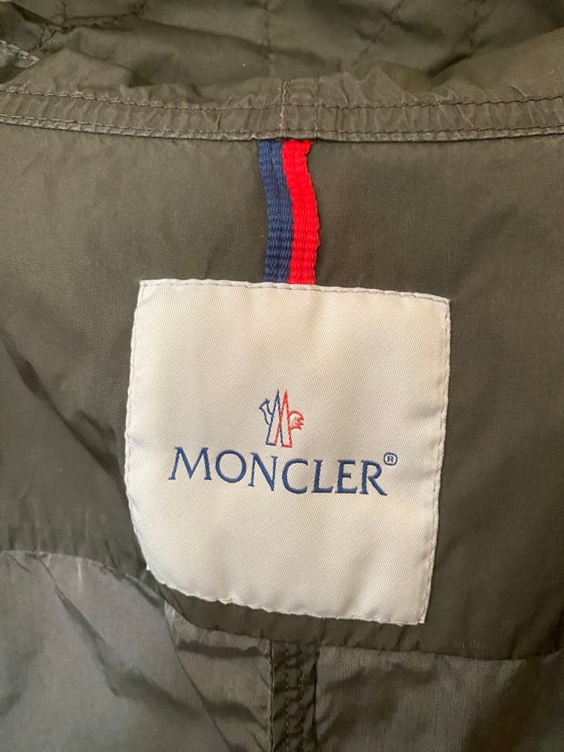 モンクレール MONCLER ナイロンジャケット 0 カーキ やや難あり