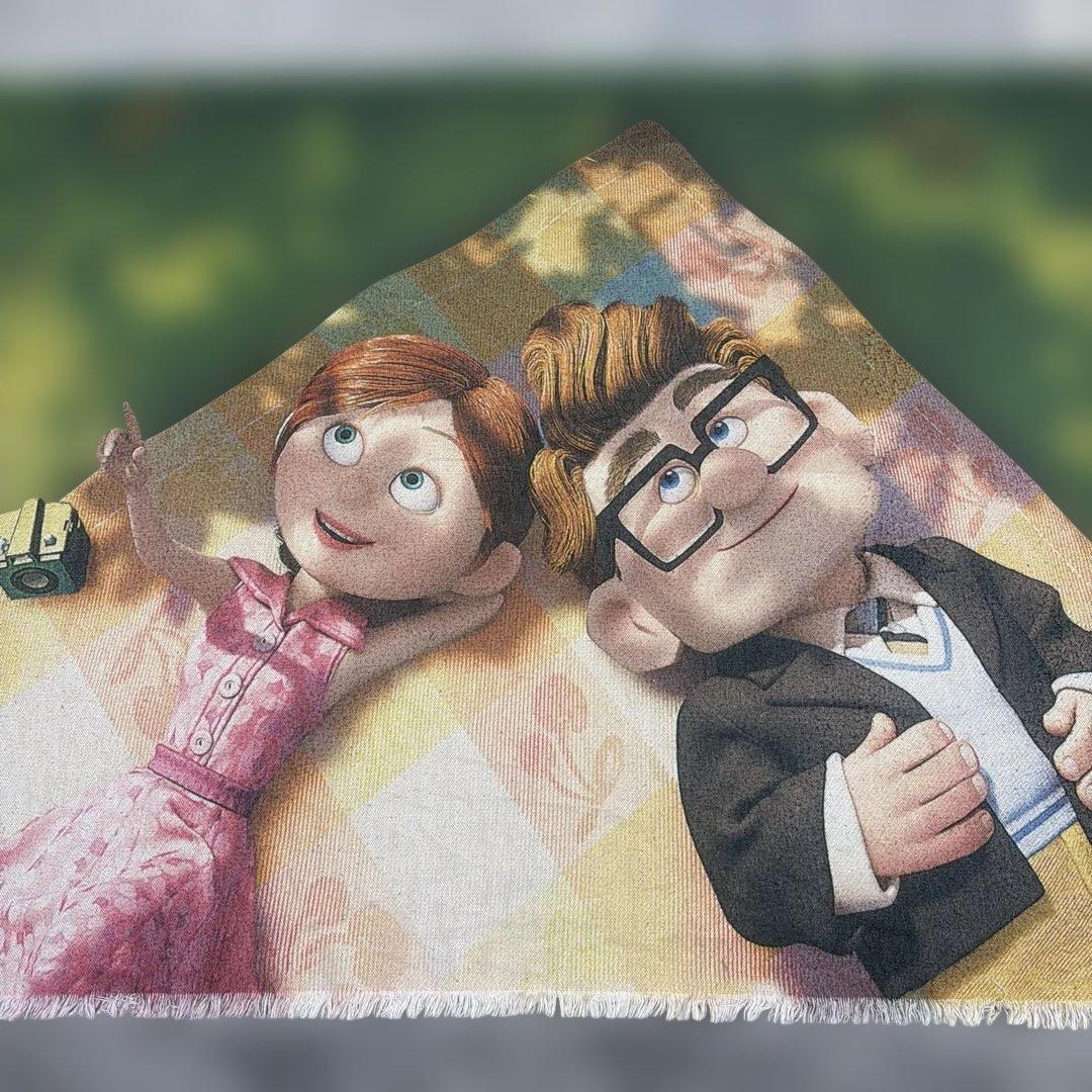 ディズニー　カールじいさんの空飛ぶ家　マルチカバー　ブランケット　132x178