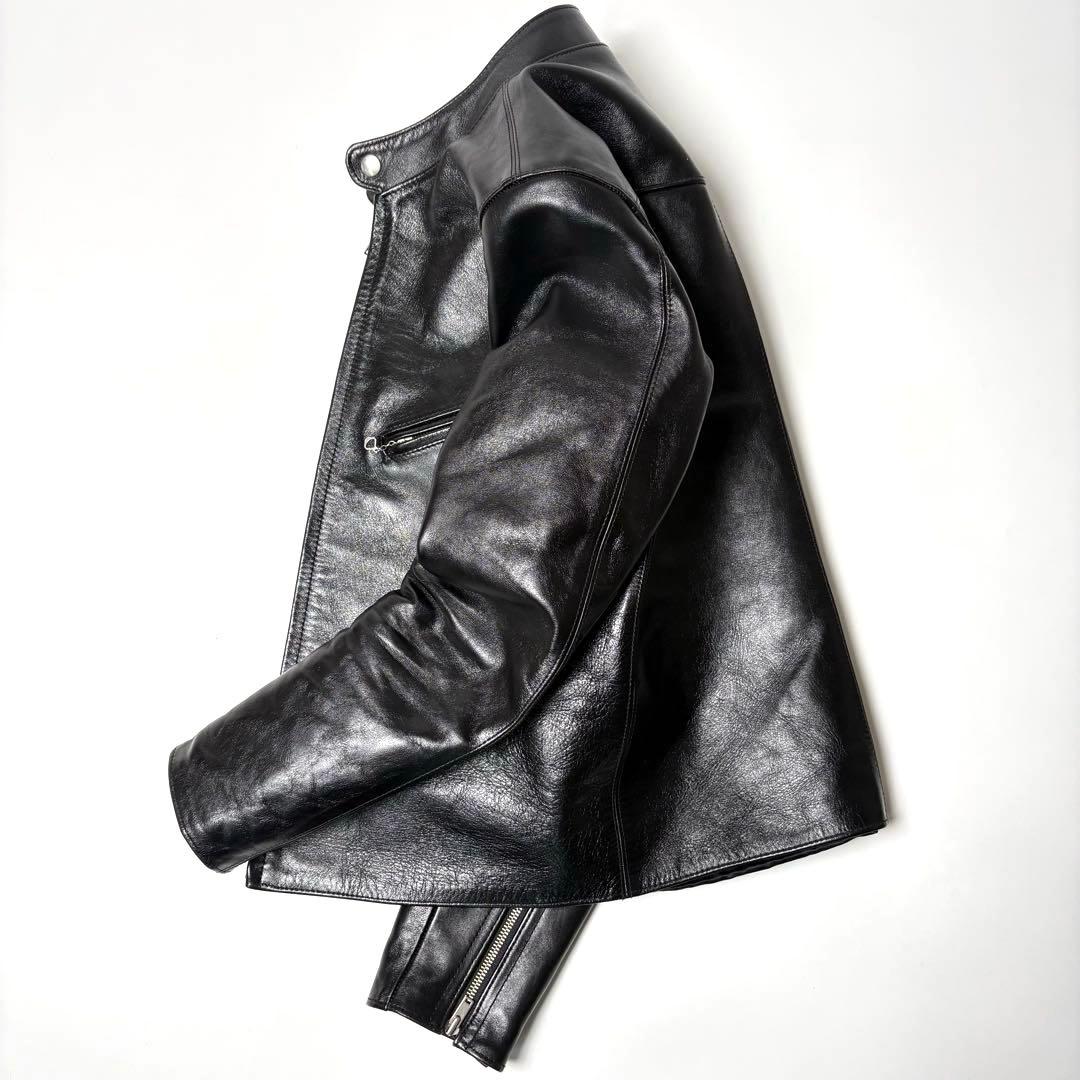 【日本製】ファインクリークレザーズ レザージャケット 黒 38 馬革