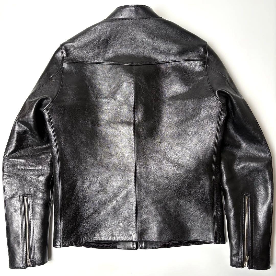 【日本製】ファインクリークレザーズ レザージャケット 黒 38 馬革