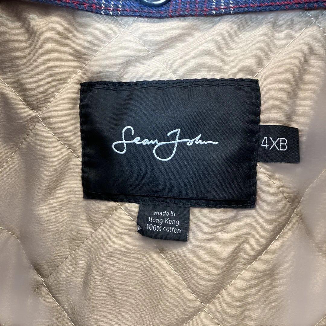 Sean John チェック柄ジャケット 4XB