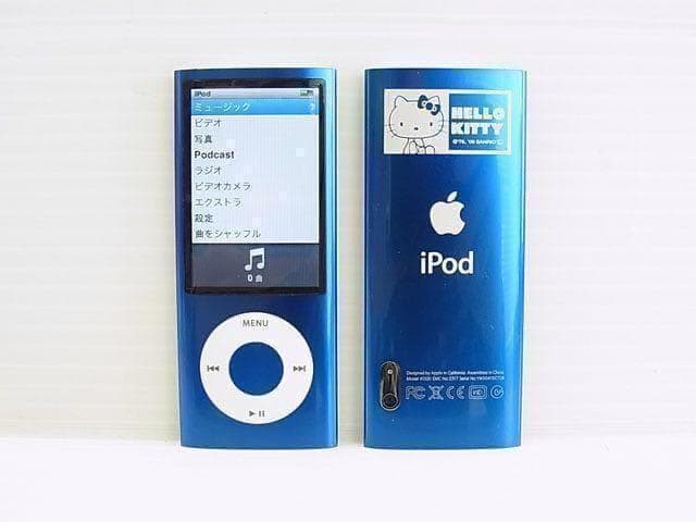新品未開封 非売品 ハローキティ 第5世代 iPod nano 8GBブルー 青