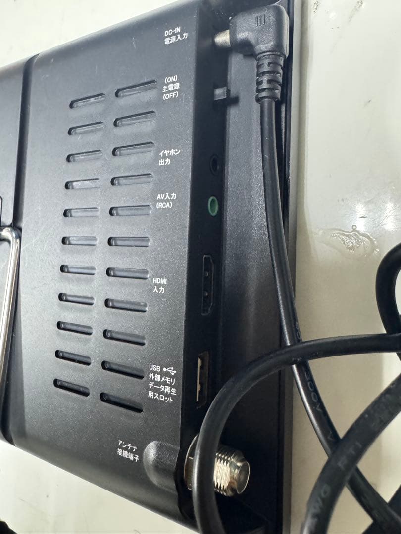 9インチ録画機能付きポータブル地上デジタルテレビ型番：OT-PT09TE