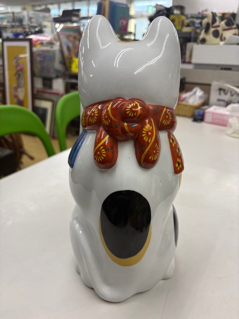 招き猫 九谷焼　32センチ