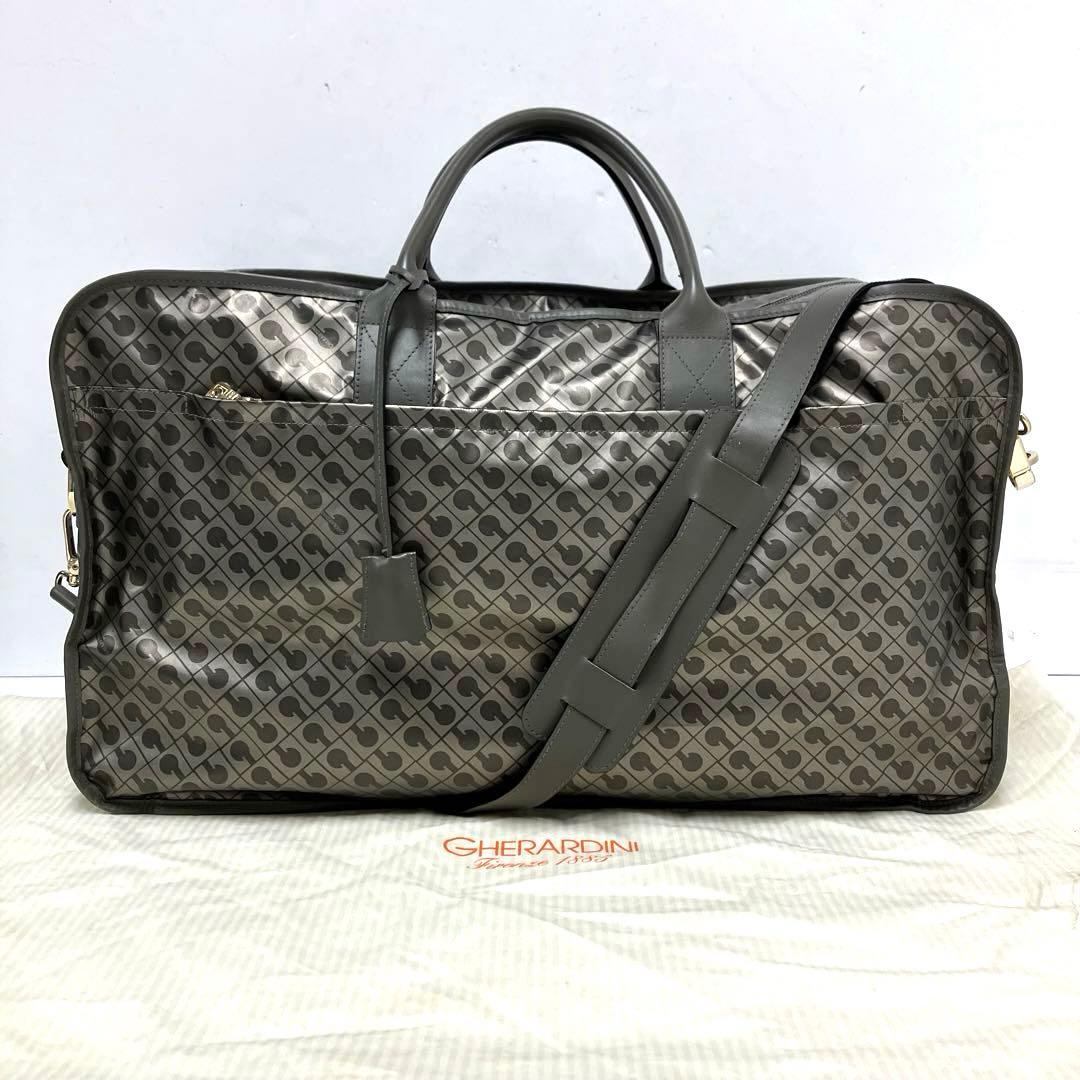 大人気☆ゲラルディーニ☆ボストンバッグ☆ソフティ☆2way☆男女兼用☆グレー！