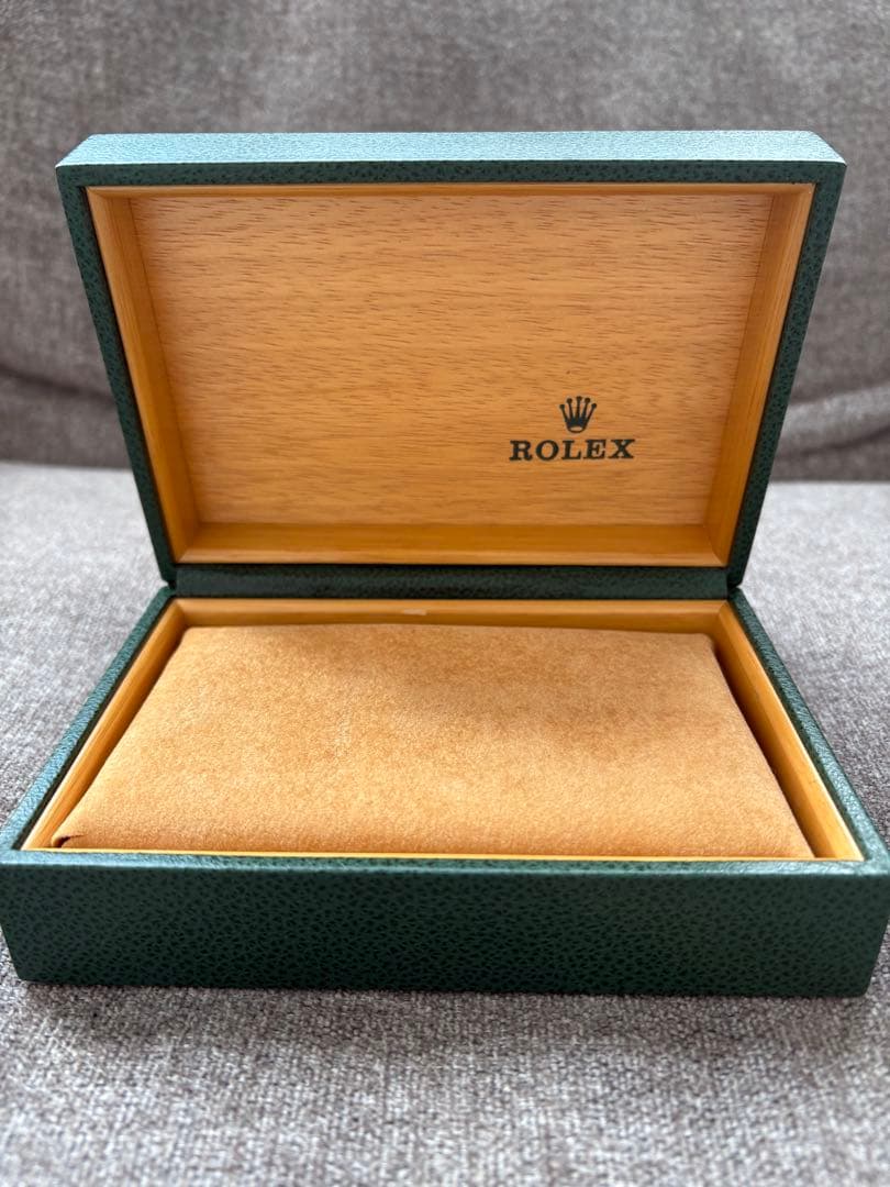 ROLEX EXPLORER 緑色レザー木製ケース