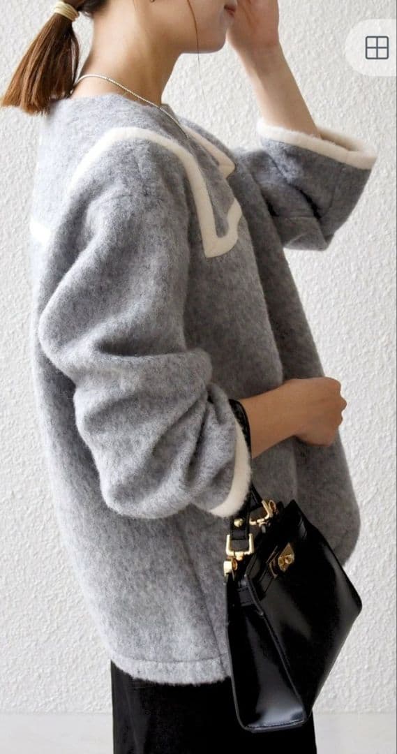 【新品タグ付き】SHIPS any: バイカラーセーラーデザインプルオーバー